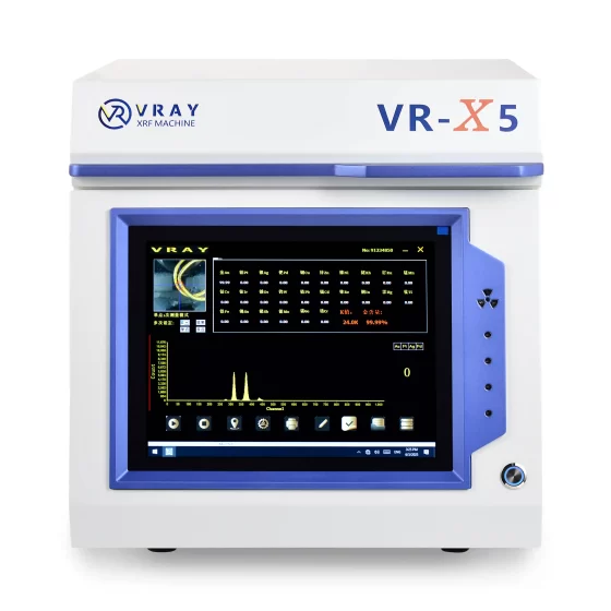VRAY XRF Gold Analyzer VR-X5 with High Precision for Precious Metal Analysis VRAY XRF Gold Analyzer VR-X5 with High Precision for Precious Metal Analysis