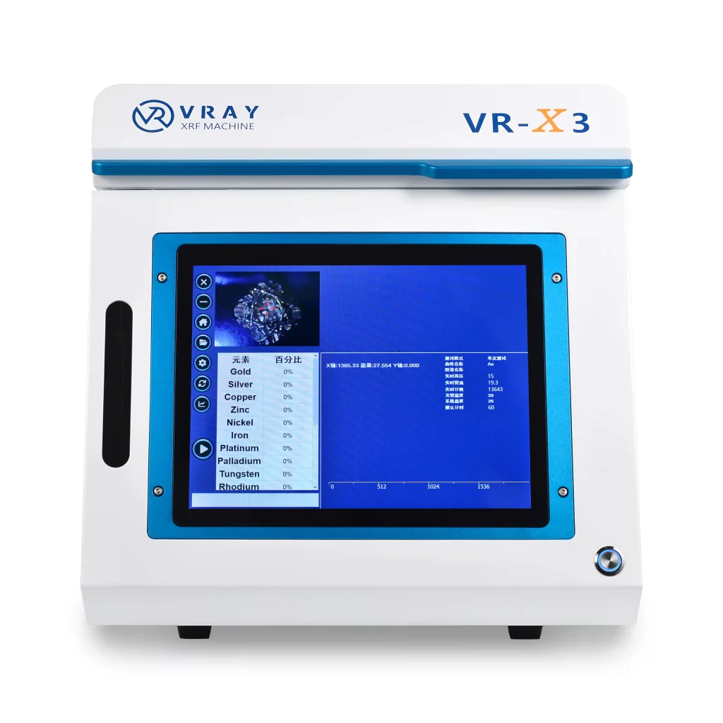 XRF Gold Tester Универсальная модель VR-X3 Анализатор драгоценных металлов